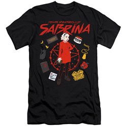 Chilling Adventures Of Sabrina - Mens Circle Slim Fit T-Shirt