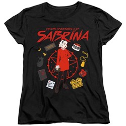 Chilling Adventures Of Sabrina - Womens Circle T-Shirt