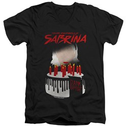 Chilling Adventures Of Sabrina - Mens Dark Baptism V-Neck T-Shirt