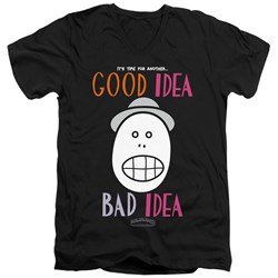 Animaniacs - Mens Good Idea Bad Idea V-Neck T-Shirt