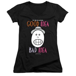 Animaniacs - Juniors Good Idea Bad Idea V-Neck T-Shirt