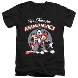 Animaniacs - Mens Its Time For V-Neck T-Shirt