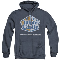 White Castle - Mens Distressed Logo Hoodie