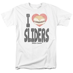 White Castle - Mens I Heart Sliders T-Shirt