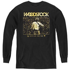 Woodstock - Youth White Lake Crowd Long Sleeve T-Shirt