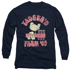 Woodstock - Mens Yasgurs Farm 69 Long Sleeve T-Shirt