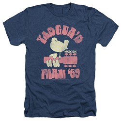 Woodstock - Mens Yasgurs Farm 69 Heather T-Shirt