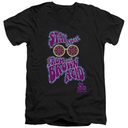 Woodstock - Mens The Brown Acid V-Neck T-Shirt