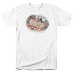 Wildlife - Mens Lunch Break Lab Pups  T-Shirt