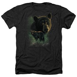 Wildlife - Mens Black Bears Heather T-Shirt