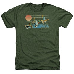 Wild Wings - Mens Three Ducks Heather T-Shirt