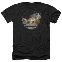 Wild Wings - Mens Everyone Loves Kitty Heather T-Shirt