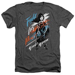 Wonder Woman Movie - Mens Fight For Peace Heather T-Shirt