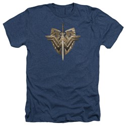 Wonder Woman Movie - Mens Sword Emblem Heather T-Shirt
