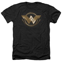 Wonder Woman Movie - Mens Lasso Logo Heather T-Shirt
