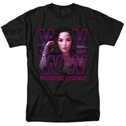 Wonder Woman - Mens Vaporwave Wonder Woman T-Shirt