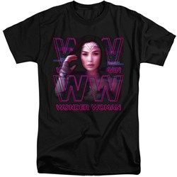 Wonder Woman - Mens Vaporwave Wonder Woman Tall T-Shirt