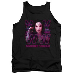 Wonder Woman - Mens Vaporwave Wonder Woman Tank Top
