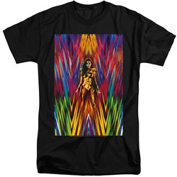 Wonder Woman - Mens Ww84 Poster Tall T-Shirt