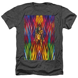 Wonder Woman - Mens Ww84 Poster Heather T-Shirt