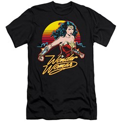 Wonder Woman - Mens Skyline Premium Slim Fit T-Shirt