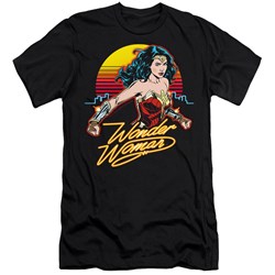 Wonder Woman - Mens Skyline Slim Fit T-Shirt