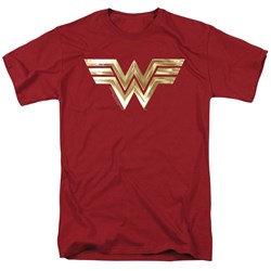 Wonder Woman - Mens Golden Logo T-Shirt