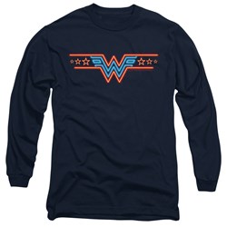 Wonder Woman - Mens Neon Beat Long Sleeve T-Shirt