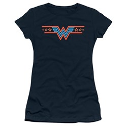Wonder Woman - Juniors Neon Beat T-Shirt