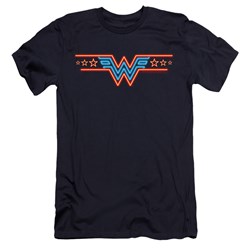 Wonder Woman - Mens Neon Beat Premium Slim Fit T-Shirt