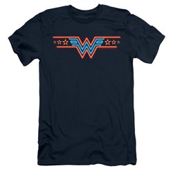 Wonder Woman - Mens Neon Beat Slim Fit T-Shirt