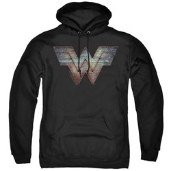 Wonder Woman - Mens Static Logo Pullover Hoodie