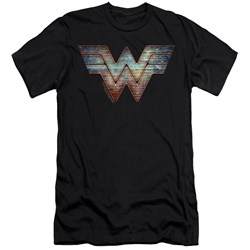 Wonder Woman - Mens Static Logo Premium Slim Fit T-Shirt