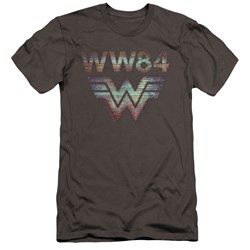 Wonder Woman - Mens Static Tv Lines Premium Slim Fit T-Shirt