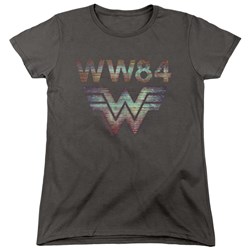 Wonder Woman - Womens Static Tv Lines T-Shirt