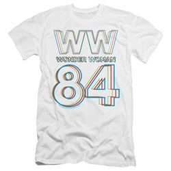 Wonder Woman - Mens 3D Hype Logo Premium Slim Fit T-Shirt