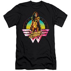 Wonder Woman - Mens Color Pop Premium Slim Fit T-Shirt