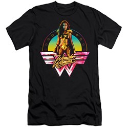 Wonder Woman - Mens Color Pop Slim Fit T-Shirt