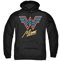 Wonder Woman - Mens Wonder Mom Neon Pullover Hoodie