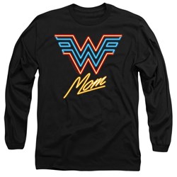 Wonder Woman - Mens Wonder Mom Neon Long Sleeve T-Shirt