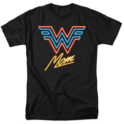 Wonder Woman - Mens Wonder Mom Neon T-Shirt