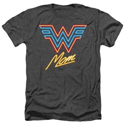 Wonder Woman - Mens Wonder Mom Neon Heather T-Shirt