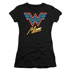Wonder Woman - Juniors Wonder Mom Neon T-Shirt