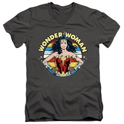 Wonder Woman - Mens Woman Of Wonder V-Neck T-Shirt