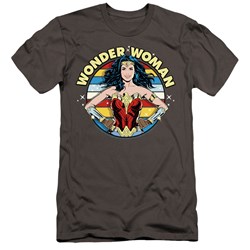 Wonder Woman - Mens Woman Of Wonder Premium Slim Fit T-Shirt