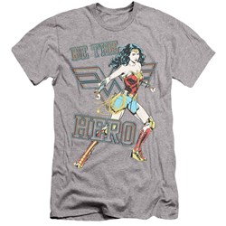 Wonder Woman - Mens Be The Hero Slim Fit T-Shirt