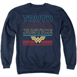 Wonder Woman - Mens Truth Love Justice Sweater