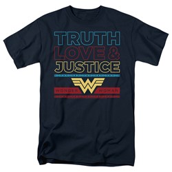 Wonder Woman - Mens Truth Love Justice T-Shirt