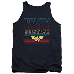 Wonder Woman - Mens Truth Love Justice Tank Top