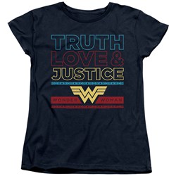 Wonder Woman - Womens Truth Love Justice T-Shirt
